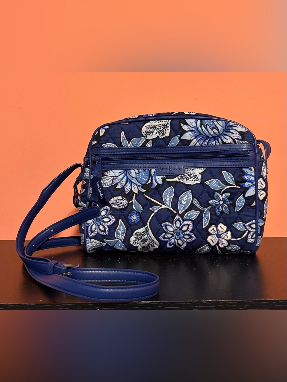Vera Bradley Tropics Tapestry Quilted Crossbody Purse